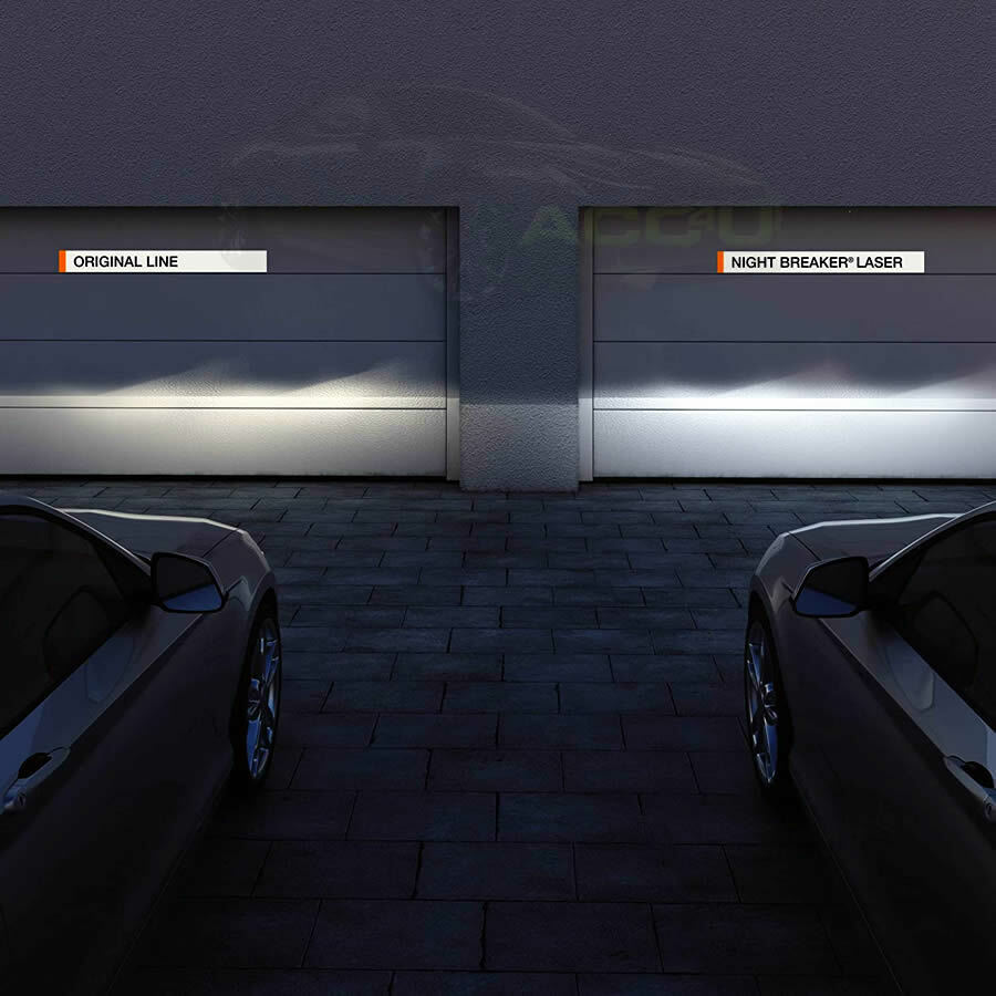 Osram Night Breaker 200 12v H7 Car 200% Brighter Upgrade Headlight Bulbs  Set +GL