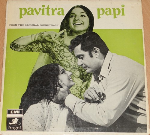Pavitra Papi - LP Vinyl Record Bollywood Hindi Prem Dhawan, Angel First Pressing