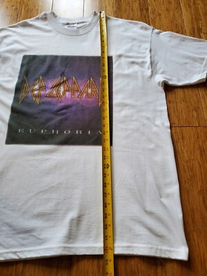 Vintage 1999 Def Leppard Euphoria Tour Bootleg T Shirt XL/XXL | eBay