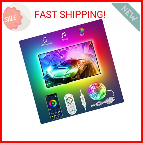 Daymeet TV Led Backlight, 9.8 FT LED Lights for TV 32-60 inch, ICRGB 5050 Rainbo