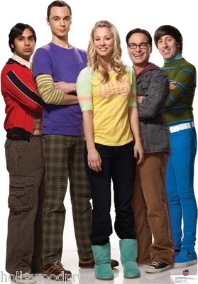 THE BIG BANG THEORY SHELDON LEONARD HOWARD PENNY LIFESIZE STANDUP STANDEE CUTOUT