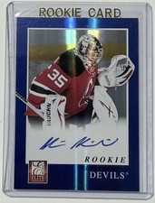 2011-12 Panini Elite Rookie Autographs Keith Kinkaid Auto New Jersey Devils #236