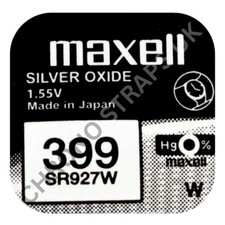 Maxell 399 / SR927W Silver Oxide Watch Battery