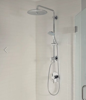 Grohe 26123001 Retro-Fit Shower System 1.75 GPM, 25''-Slide Bar. Starlight Chrome