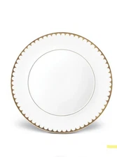 L'Objet AEGEAN 24k GOLD 10.5” DINNER PLATE MINT