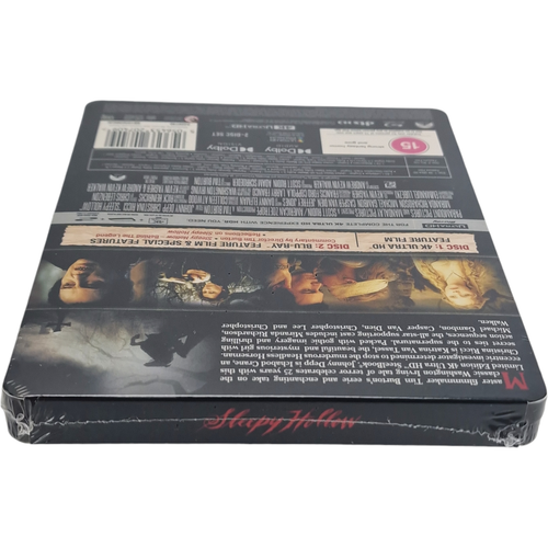 Sleepy Hollow 4K Ultra HD + Blu-ray Steelbook Johnny Depp Tim Burton 2024 Zona B - Imagen 7 de 10