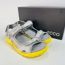 ECCO Offroad Yucatan Sport Sandals Concrete Gray Buttercup MEN'S Size 12 - 12.5
