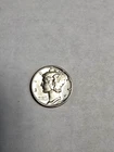1944 D mercury Dime, UNC with some luster