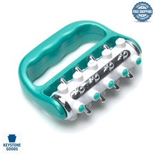 Green Handheld Lymphatic Drainage Massage Roller for Cellulite  Deep Tissue ...