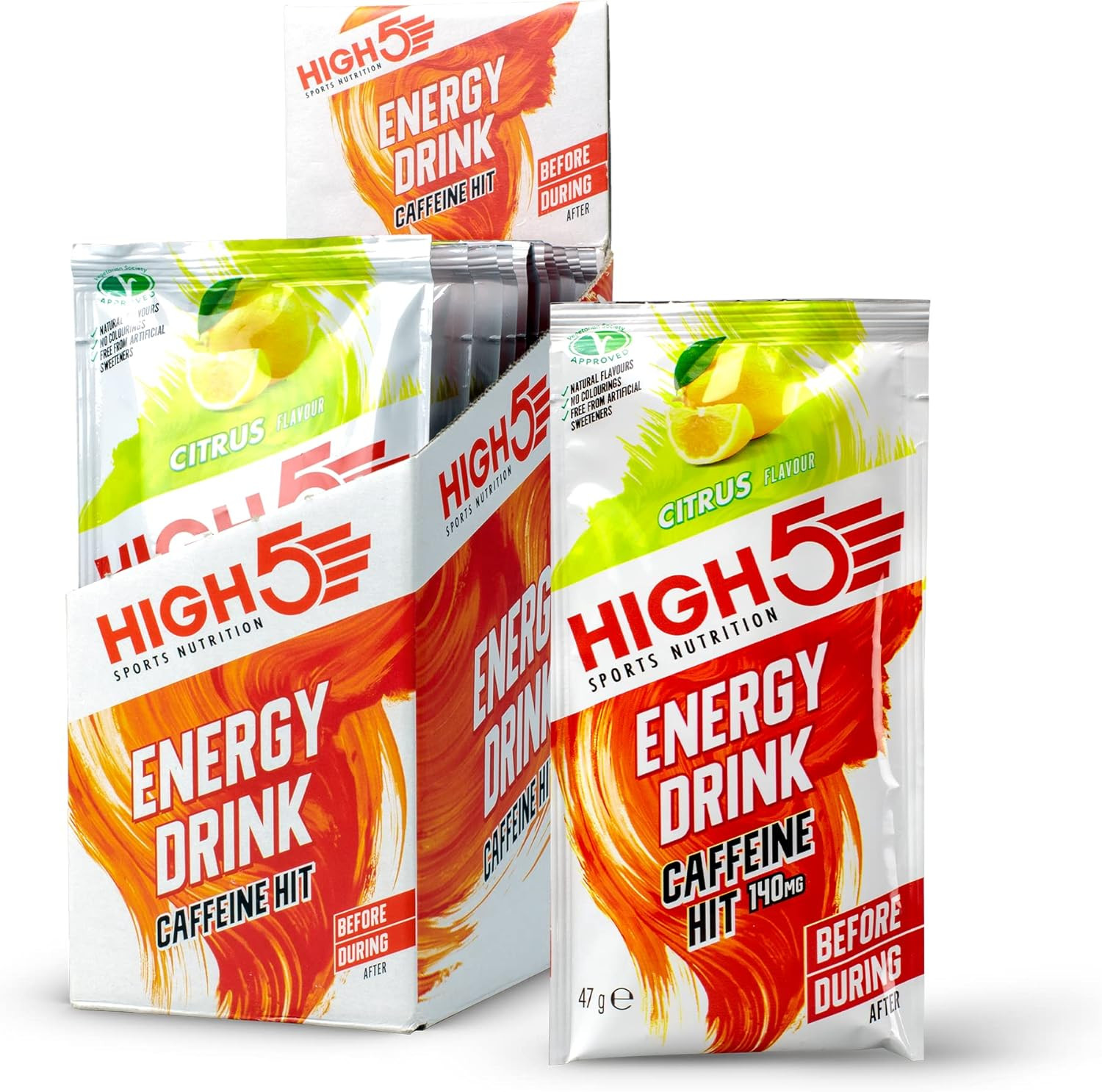 High5 Caffeine Hit Energy Drink | Boost Isotonico per Runner e Ciclisti