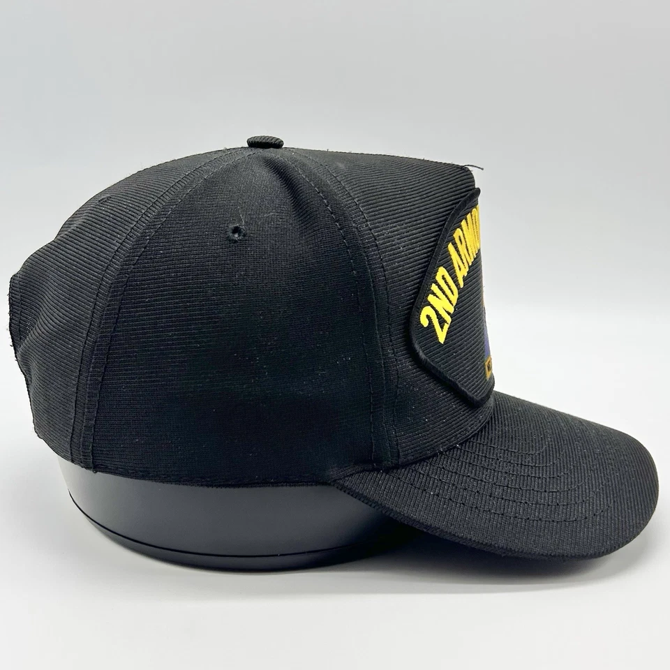 Boné Hell On Wheels 2ª Divisão Blindada Snapback Exército dos Estados Unidos Fabricado nos EUA - Imagem 4 de 4