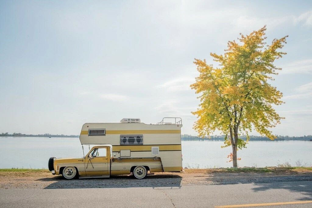 1978 Chevrolet-C-20 Truck Camper Sideview