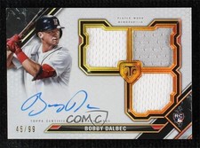 2021 Triple Threads Rookie and Future Phenom Relics 45/99 Bobby Dalbec Auto 0g4n