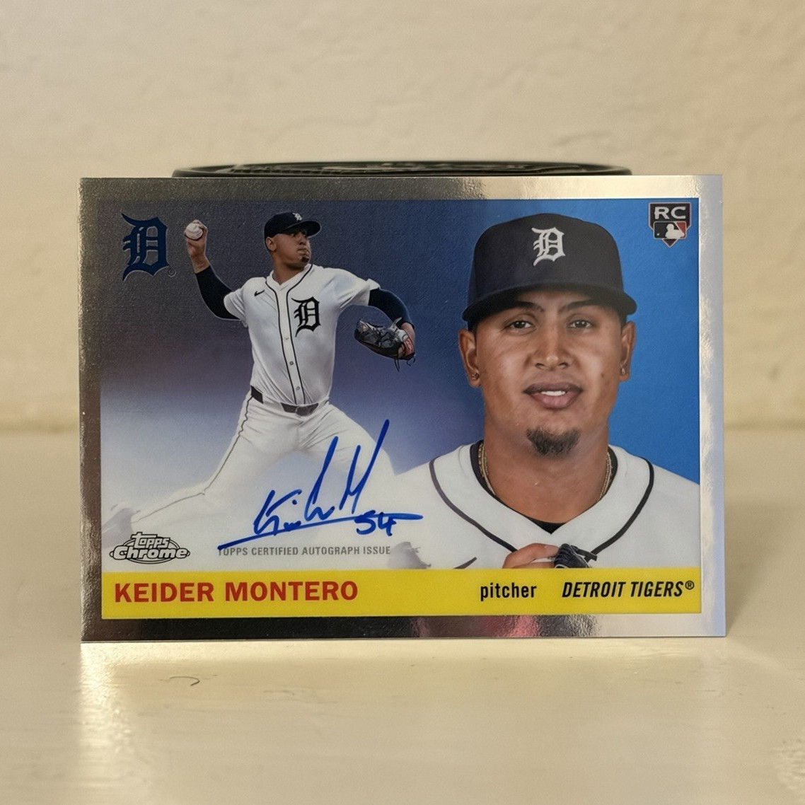 Topps 2025 Chrome Platinum Keider Montero Tigers Rookie Auto CPA-KMO