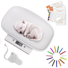 Digital Small Animals Scales for Weighing with Tape Measure, Puppy Whelping Scal