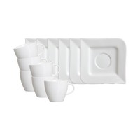 Ritzenhoff & Breker Melodie Espressotasse Mit Untertasse 80 Ml 6Er Set In Weiß