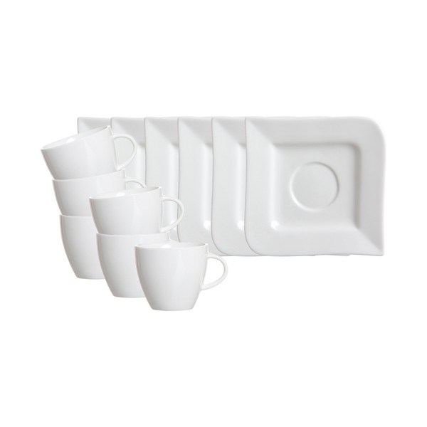 Ritzenhoff & Breker Melodie Espressotasse Mit Untertasse 80 Ml 6Er Set In Weiß-image
