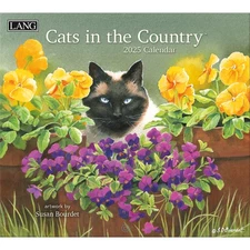 Lang Cat In The Country 2025 Wall Calendar (25991001899)_