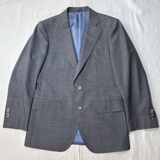 SUITSUPPLY La Spalla Men's Blazer 36S US Grey Birdseye Wool Vitale Barberis