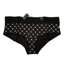 Torrid Ladies Panties Underwear Cheeky NWT Black w/ Hearts Plus Sz 3 3X