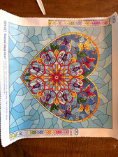 Diamond Dotz DD4.057 Stained Glass Heart Diamond Painting Wall Hanging Kit