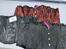 Lot Of 3 Size 44” Corset Connection Underbust Corsets
