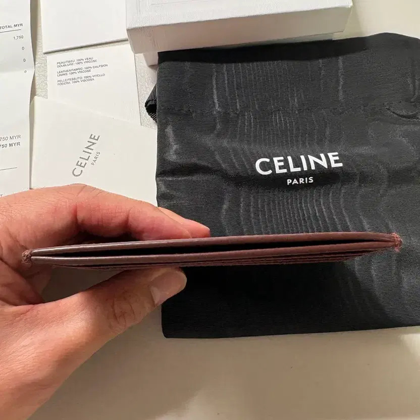 Celine Crocodile-Pattern Python Leather Card Wall… - image 4