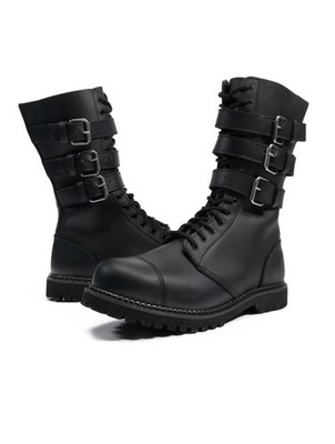 Phantom Buckle boots black size 11/45