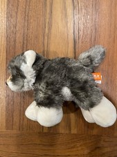 Wild Republic Gray Timber Wolf Plush 7" Stuffed Animal Cuddlekins Realistic