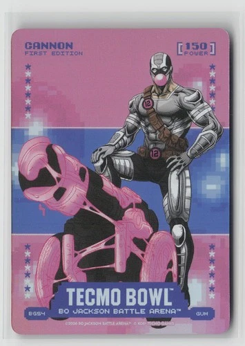 2026 Bo Jackson Battle Arena Tecmo Bubble Gum Cannon #BG54