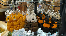 NEW 3D Fat Guinea Pig Printed Toy Sections Moving Articulated Keychain Fidget Ke