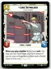 Luke Skywalker - A Hero's Beginning Star Wars Legends of the Force 249/264 Rare