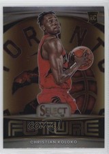 2022-23 Panini Select Select Future Silver Prizm Christian Koloko #19 0oa7