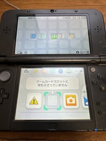 6515 New Nintendo 3DS LL Metallic Black Normal TESTED