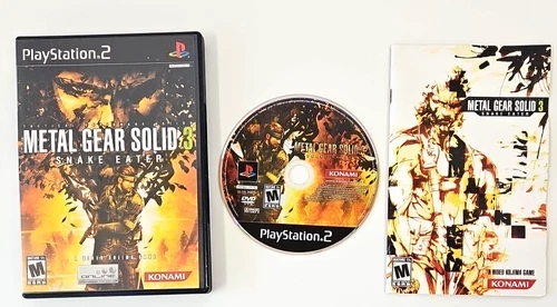 New ListingMetal Gear Solid 3: Snake Eater Sony PlayStation 2 PS2 Game & Manual
