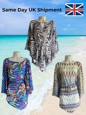 Moontide Mesh Kaftan Cover Up Lightweight Top Swim Swimwear Beach Beachwear