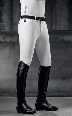 Equiline Herren Turnier Reithose Knie X Grip weiss Gr. 46