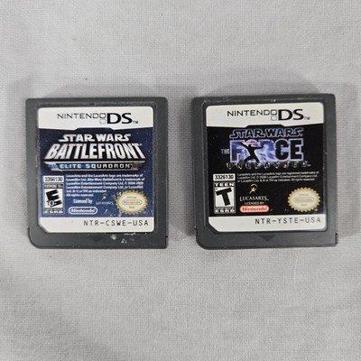 Star Wars Battlefront Elite Squadron And Force Unleashed Lot 2 Nintendo DS Game 