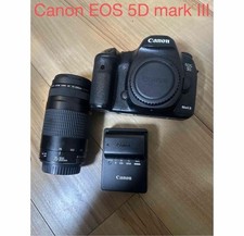 Canon EOS 5D Mark III Digital SLR Camera with 75-300mm Lens Excellent Condition