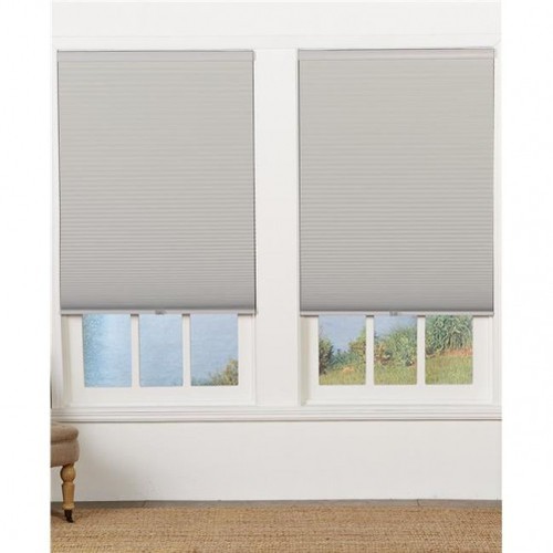 Safe Styles Cordless Blackout Cellular Shade Sterling Gray - 69.5 x 72 in.