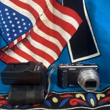 Panasonic Lumix DMC-TZ4 8.1MP Compact Digital Camera TESTED. CAMERA CASE Charger