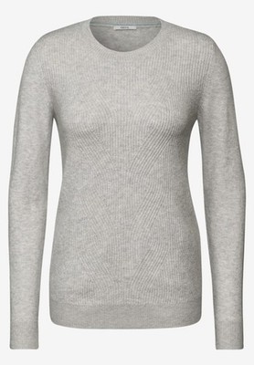 Cecil knitted jumper in the colour soft silver