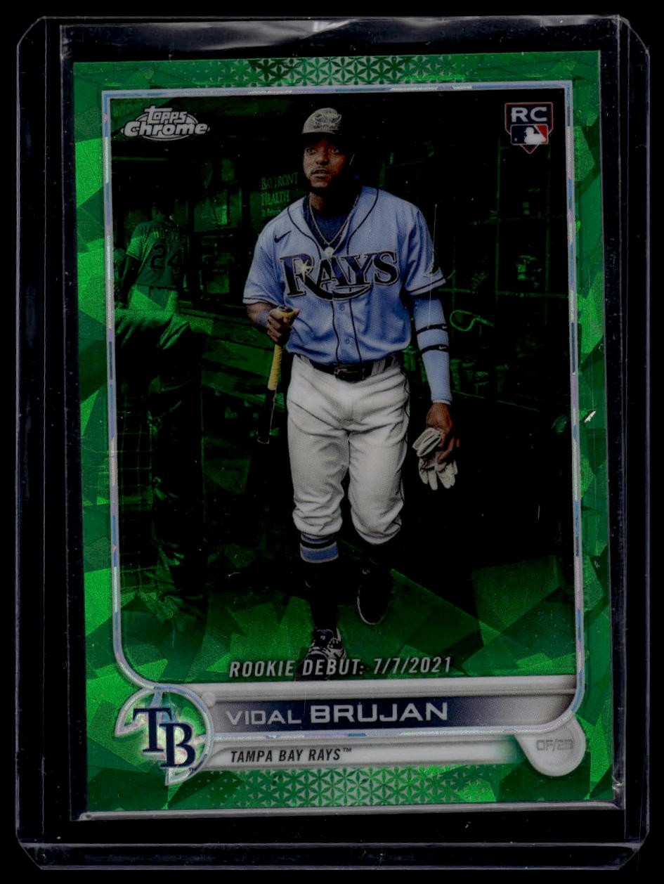 2022 Topps Chrome Update Sapphire Edition #US249 Vidal Brujan Green #/75