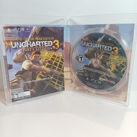 Uncharted 3: Drake's Deception (Sony Playstation 3, PS3) CIB Tested
