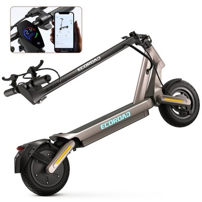 Off-road Electric Scooter Adults 800W Folding E-Scooter with APP 28MPH 48V 15Ah