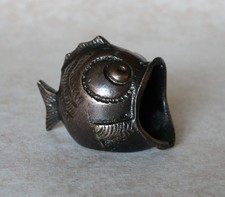 Walter Bosse Bronze Fisch Aschenbecher Hagenauer Wien vintage 60er mid century