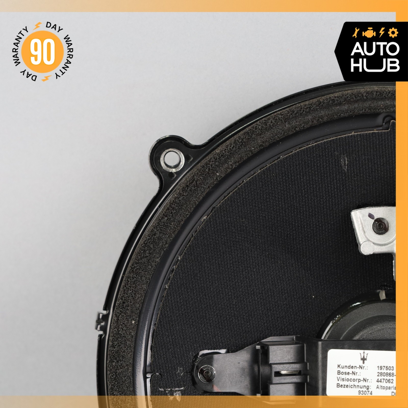 03-19 Maserati Granturismo Rear Bose Subwoofer Sub Woofer Sound Speaker OEM