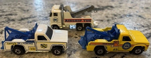 Hot Wheels Blackwall Larry’s  24 Hr Towing Lot Of 3 Vintage Airship Towing