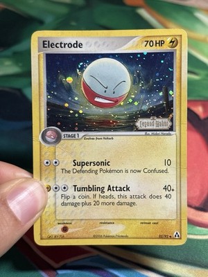 Electrode 32/92 Ex Legend Maker Reverse Holo Stamped Pokémon Card