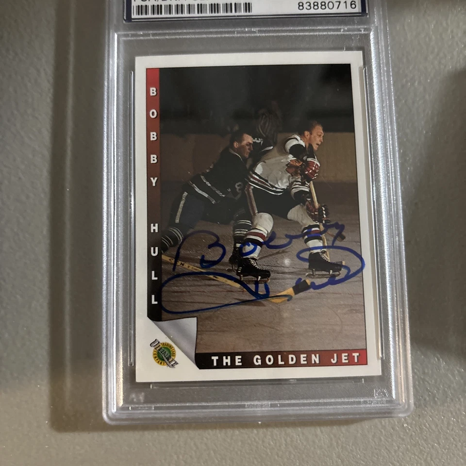 1991 Utimate Original Six Bobby Hull Autograph PSA/DNA Certified - Image 2 of 4